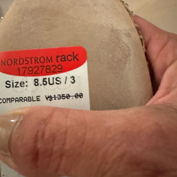 VALENTINO GARAVANI ROCKSTUD MESH BALLERINA WITH CRYSTALS - Picture 10 of 12